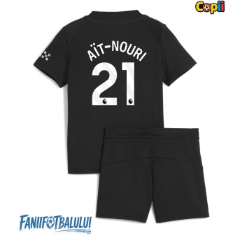 Manchester City Rayan Ait-Nouri #21 Echipament de Fotbal Replică 2025-26 Copii Deplasare (+ Șorturi)